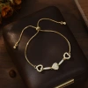 Elegant, ethereal, cute and charming heart-shaped bracelet, exquisite and versatile Item Picture